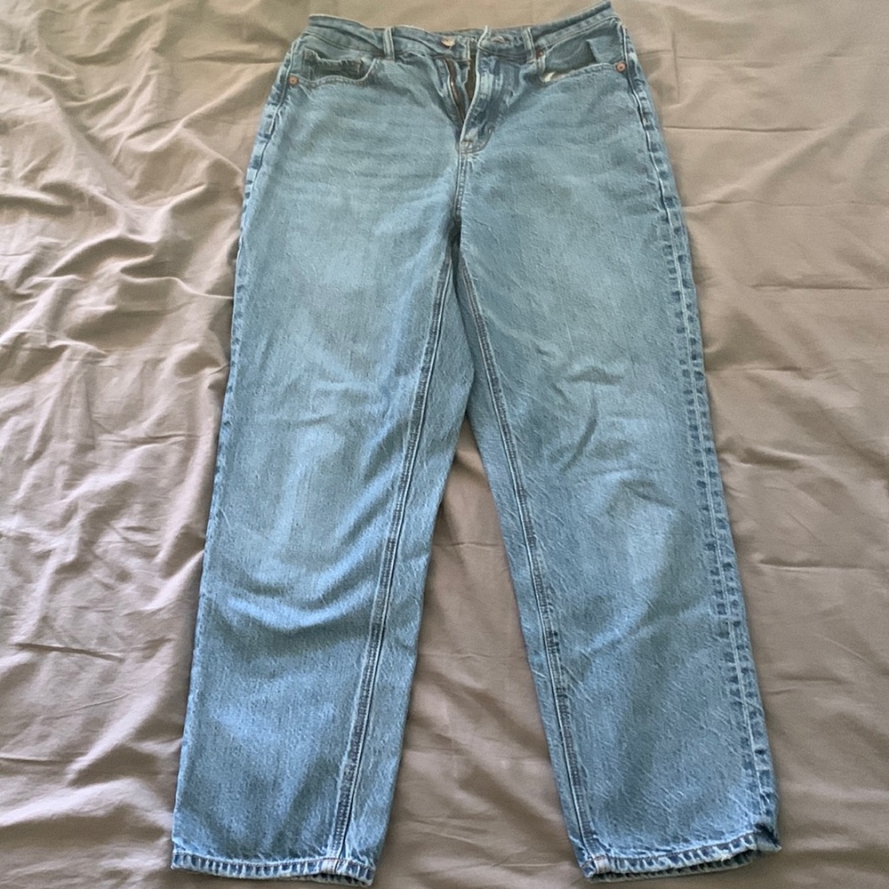 American eagle mom straight jean